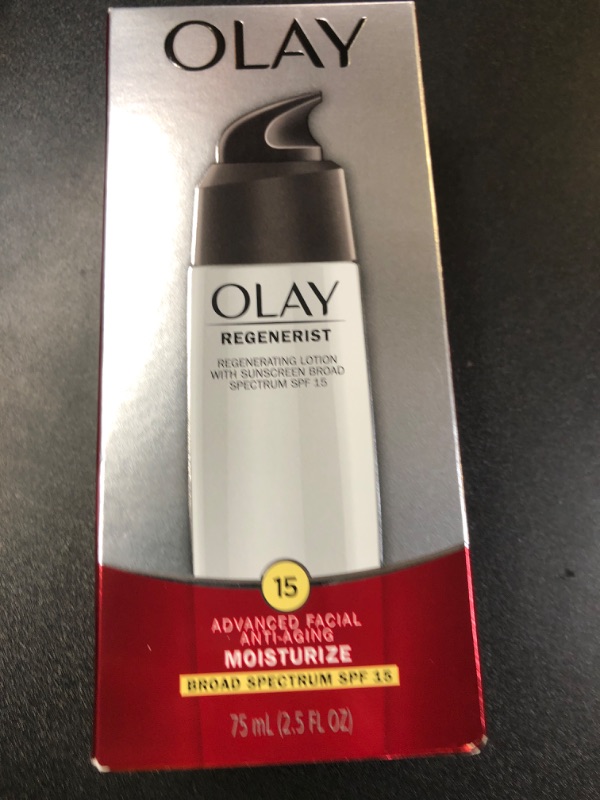 Photo 1 of Olay Regenerist Regenerating Face Lotion with Sunscreen SPF 15 Broad Spectrum, No Scent, 2.5 fl oz