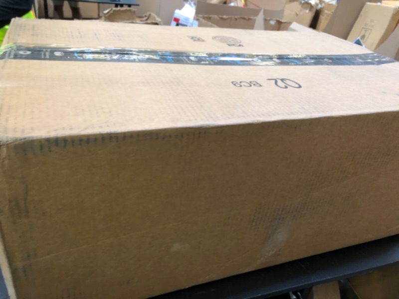 Photo 1 of Amazon Basics Wardrobe Clothing Moving Boxes with Bar, 6 Pack, Brown, 24" x 24" x 40"
