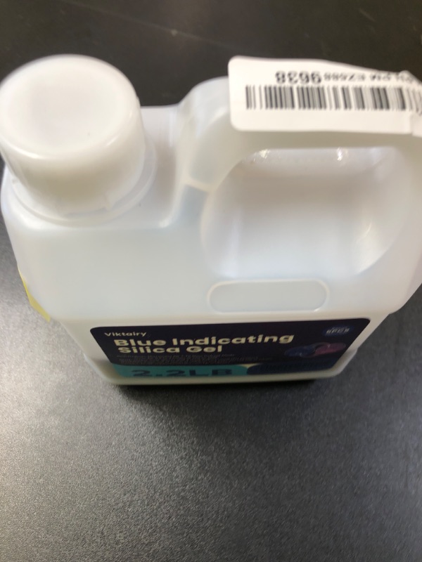Photo 1 of 2.2LBS Desiccant Beads, Premium Blue Indicating Reusable Silica Gel Beads Bulk, Industry Standard 3-5 mm Desiccant Dehumidifier for 3D Filament, Electronic Devices, Camera, Documents, Safe (5PCS Bags)