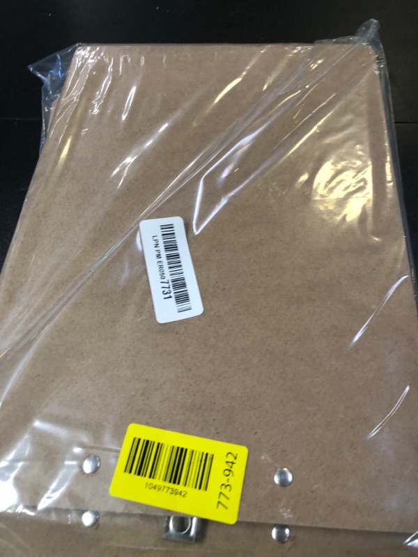 Photo 1 of Uzant Clipboards 10 Pack Letter & A4 Size, 9" x 12.5" & 8.5" x 11" Wooden Hardboard Clipboards with Low Profile Clip, Hanging Loop for Office, Home & Classroom