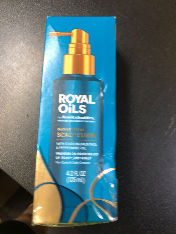 Photo 1 of Head & Shoulders Royal Oils Scalp Elixir Treatment - Instant Soothe, Anti-Dandruff, Dry Scalp Relief & Hydration with Cooling Menthol & Peppermint Oil, 4.2 fl oz