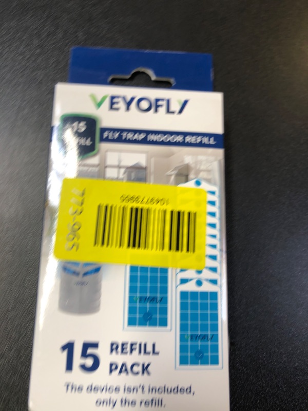 Photo 1 of VEYOFLY Fruit Fly Traps for Indoors Refill, Gnat Traps for House Indoor, Fly Catcher, Fly Trap, Fly Trap, Plug in Catch for Fruit Flies, Moths, Gnats, Mosquito Trap (Pack of 15 Refills)