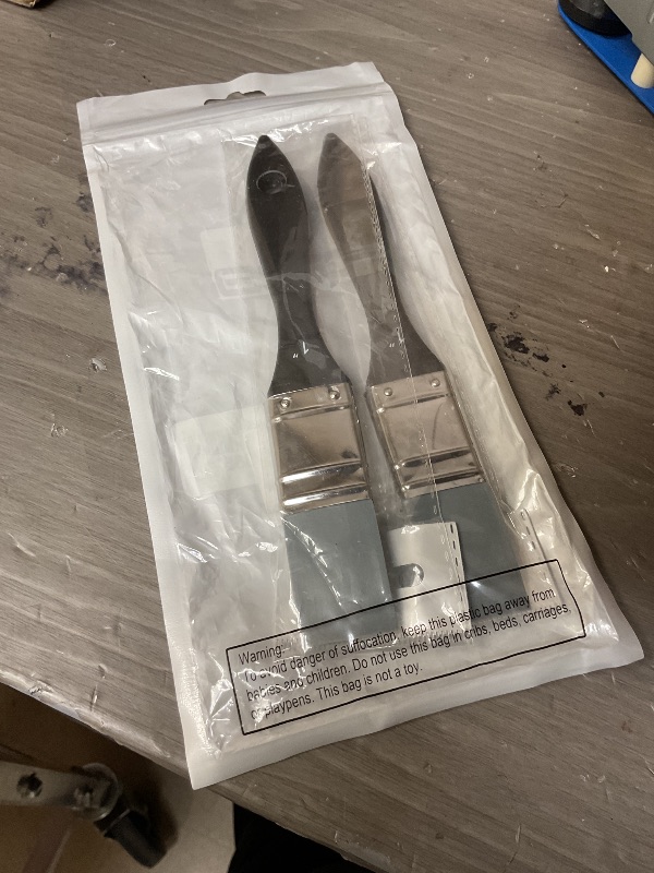 Photo 1 of 5 Pieces Silicone Paint Brush Set Color Shaper Tool Silicone Brushes Pointed Edged Solid Flat Flexible Acrylic and Water Based Painting Tool, 1 Inch, 1.5 Inch, 2 Inch, 2.5 Inch, 3 Inch