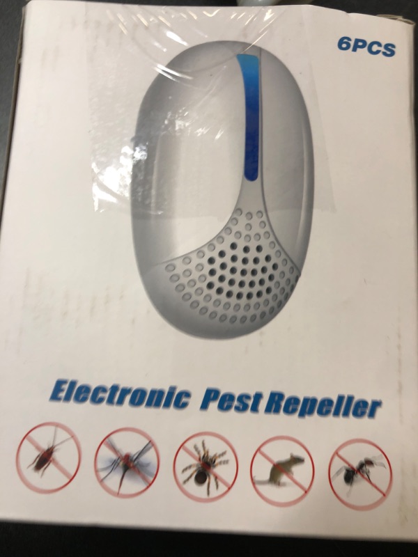 Photo 1 of 2025 Upgraded Ultrasonic Repellent Indoor, Mouse Traps Insert Plug in, Pest Control Repellent Ant,Roach,Rodent, Mouse, Bugs, Mosquito, Spider, for Home, Office, Warehouse 6 Packs
