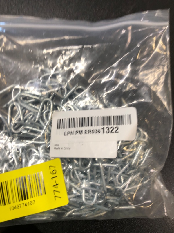 Photo 1 of OMOTOOL Steel Wire Fencing Staples (200 pcs), Galvanized U-Shaped Fasteners Nails for Wire Mesh and Woven Fencing