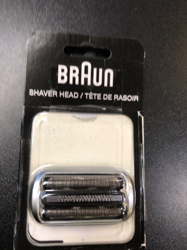 Photo 1 of Braun Series 7 Electric Shaver Replacement Head, Easily Attach Your Shaver Head for a Shave as efficient as Day one, Compatible with New Generation Series 7 Shavers, 74S, Silver