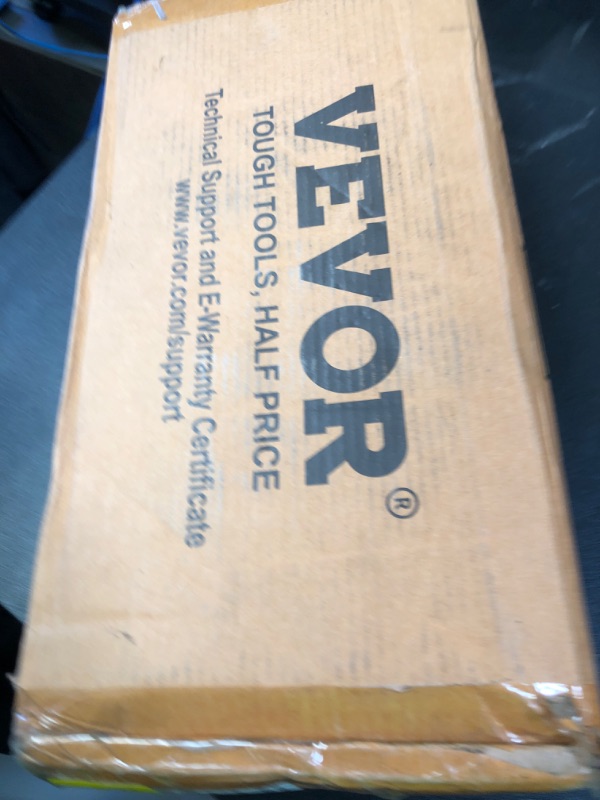 Photo 1 of VEVOR Crimping Tool, AWG12-2/0 Copper And Aluminum Terminal Battery Lug Hydraulic Crimper, with a Cutting Pliers, Gloves, 5pcs Copper Ring Connectors, 8 x Heat Shrink Sleeves and a Blow Moulded Case