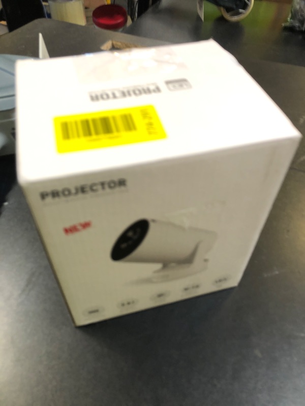 Photo 1 of Mini Portable Projector with 4K Support, Bluetooth 5.4 WIFI6, 5watt Sound Base Speaker, 160 ANSI, Android 11, 210° Rotation , Auto Keystone Correction Video Projector HY300 ULTRA