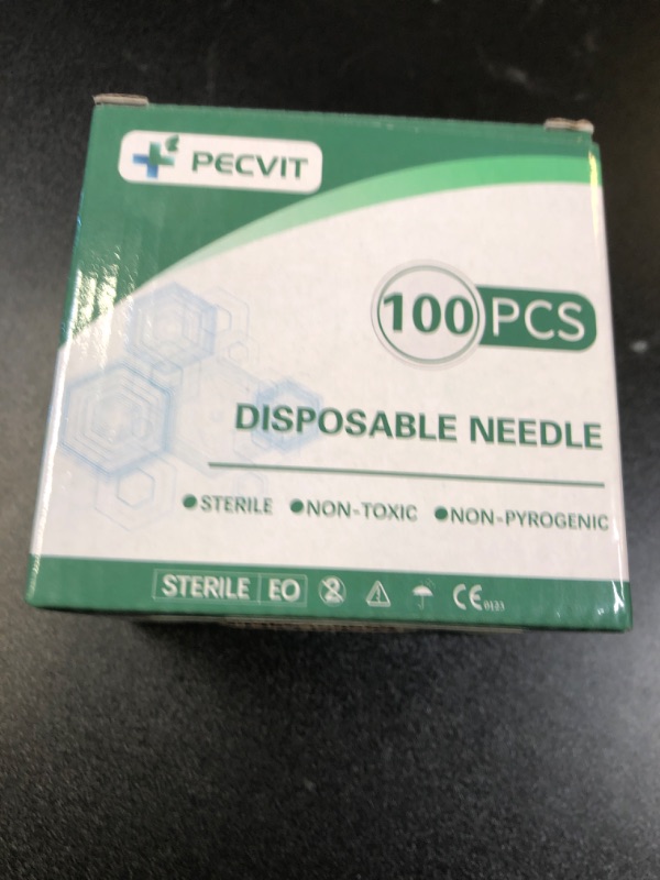 Photo 1 of 100Pack 27 Gauge 1 inch Needle Luer Lock Lab Dispensing Accessories for Measuring,Refilling Inks