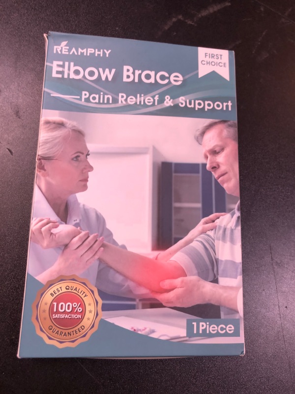 Photo 1 of Reamphy Elbow Brace,Comfortable Night Elbow Sleep Support,Elbow Splint, Adjustable Stabilizer Splints, Cubital Tunnel Syndrome,Tendonitis,Ulnar Nerve,Tennis,Fits for Men and Women(Fits Most)