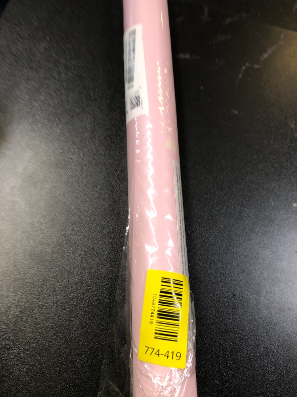 Photo 1 of Abyssaly Pink Wallpaper Light Pink Contact Paper Solid Color Peel and Stick Wallpaper Self Adhesive Removable Wall Paper for Furniture Wall Covering Girls Bedroom Decor 15.7 in ×118 in