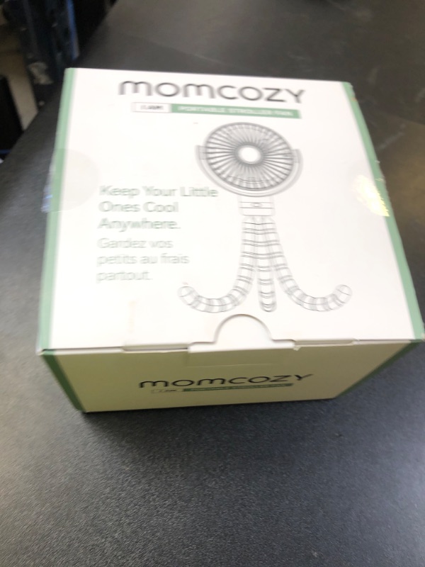 Photo 1 of Momcozy Portable Stroller Fan, 8000mAh, 27H Ultra-long Battery Life, Detachable 4 Speed 360°Rotate, LED Night Light with 2 Modes, USB Rechargeable Handheld Cooling Fan for Travel, Car Seat, Bedroom