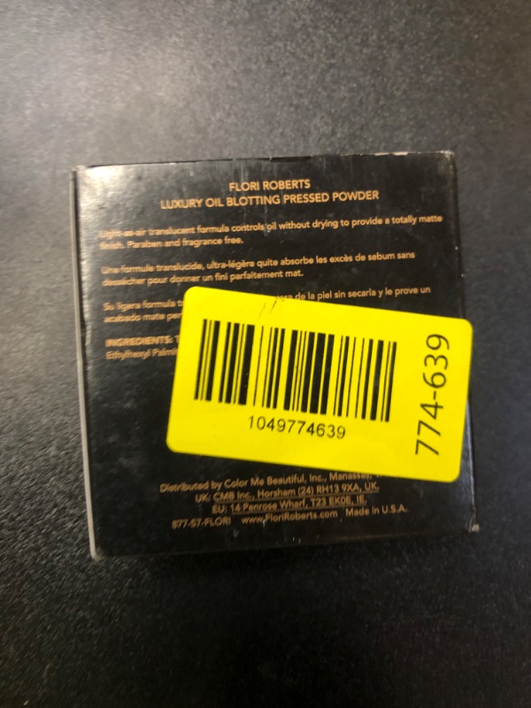 Photo 1 of Luxury Oil Blotting Pressed Powder by Flori Roberts, Long Lasting Oil and Shine Control, Flawless Complexion for Women of Color or Deeper Skin Tones