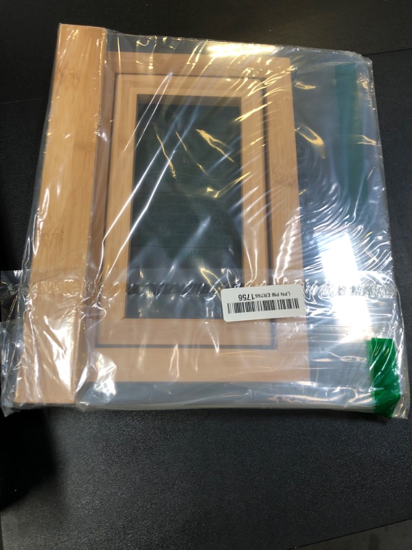 Photo 1 of Lipper International 8815 Bamboo Wood and Acrylic Cookbook Holder, 12-1/2" x 9-1/4" x 6-3/4"
