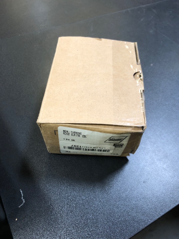 Photo 1 of Schlage Custom FC172 ELR 716 COL Eller Non-Turning Lever with Collins Trim, Aged Bronze