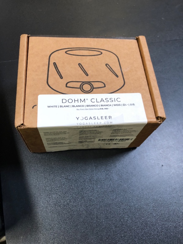 Photo 1 of Yogasleep Dohm Classic (White) The Original White Noise Sound Machine, Soothing Natural Sounds from a Real Fan, Sleep Therapy for Adults & Baby, Noise Cancelling for Office Privacy & Meditation