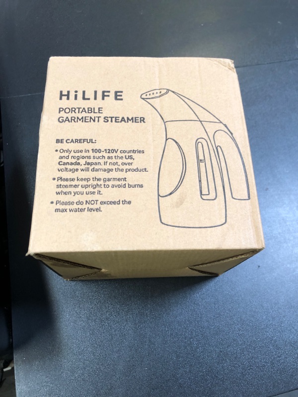 Photo 1 of HiLIFE Steamer for Clothes, Portable Handheld Design, 240ml Big Capacity, 700W, Strong Penetrating Steam, Removes Wrinkle, for Home, Office(ONLY FOR 120V)