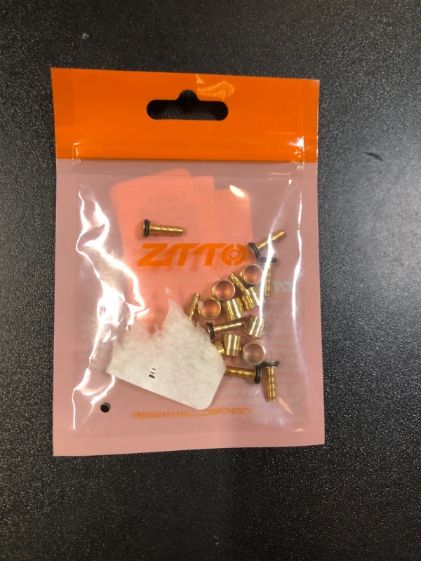 Photo 1 of Yosoo Health Gear Olive Insert Hose, Copper Hydraulic Disc Brake Hose Fittings, 10 Set, Gold