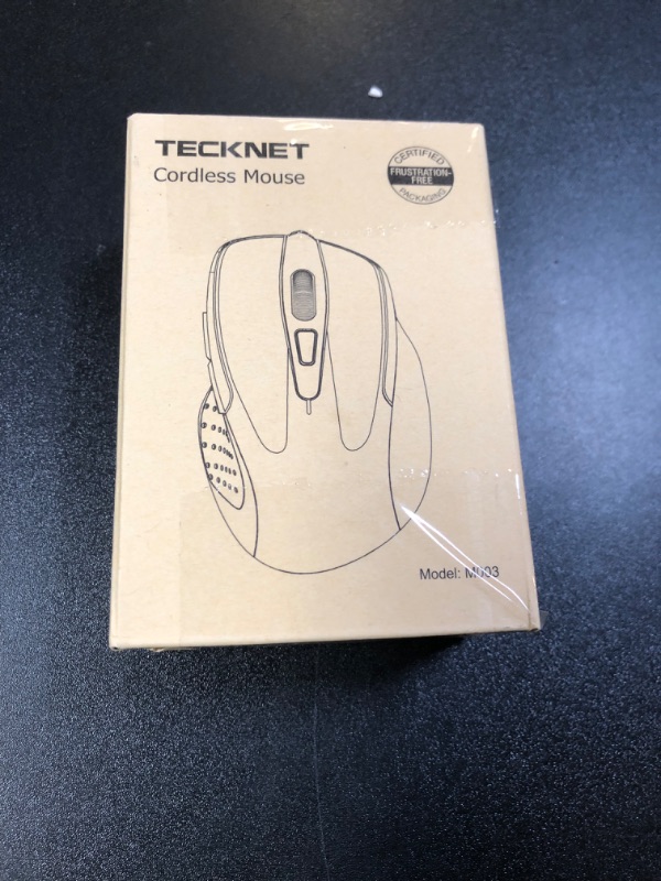 Photo 1 of TECKNET Wireless Mouse, 2.4G Ergonomic Optical Mouse, Computer Mouse for Laptop, PC, Computer, Chromebook, Notebook, 6 Buttons, 24 Months Battery Life, 2600 DPI, 5 Adjustment Levels