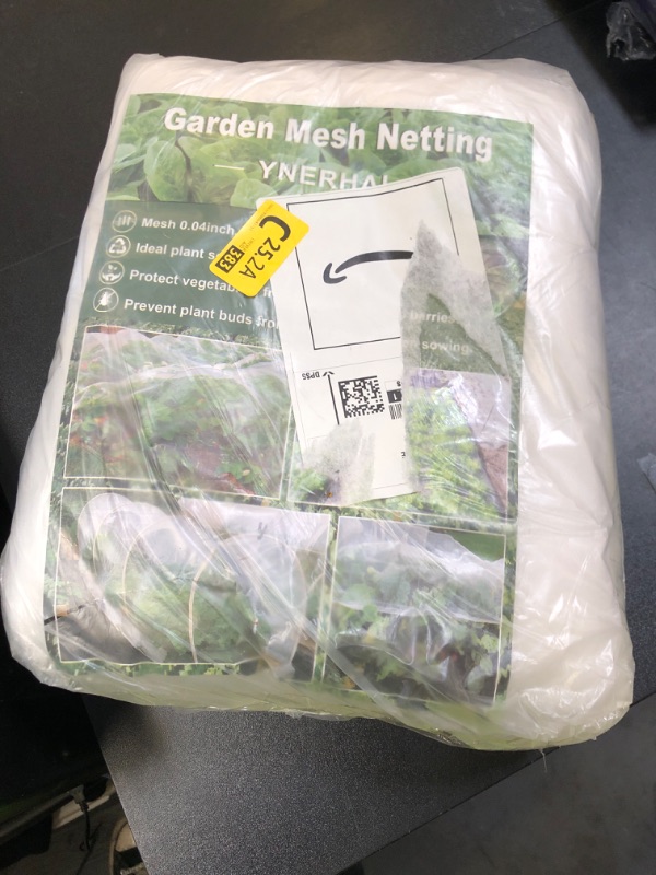 Photo 1 of 10 X 50FT Garden Mesh Netting Barrier,Fruit Tree Plant Netting for Vegetable Blueberry Bushes Plant Row Cover Screen Protection