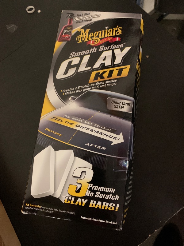Photo 1 of Meguiar's G191700 Smooth Surface Clay Kit, Safe and Easy Car Claying for Smooth as Glass Finish