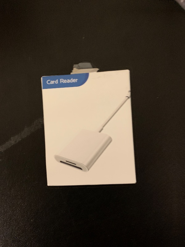 Photo 1 of SD Card Reader for iPhone iPad Camera,Dual Card Slot Memory Card Reader Supports SD and TF Card Trail Camera Viewer SD Card Adapter Portable Micro SD Card Reader No Application Required Plug and Play