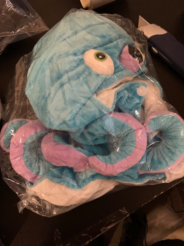 Photo 1 of Mogoko Dog Cat Octopus Costumes, Pet Halloween Cosplay Dress, Funny Octopus Costume for Small Puppy Dogs 11.0" Neck Girth; 14.5" Chest (M)