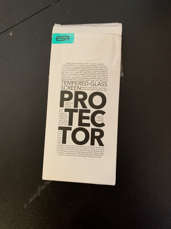 Photo 1 of ESR 3 Pack 9H+ Glass for iPhone 14 Pro Max Screen Protector, [Military Grade Shatterproof & Longest Durable] Armorite Ultra-tough Full Coverage Tempered Glass with UltraFit Tray