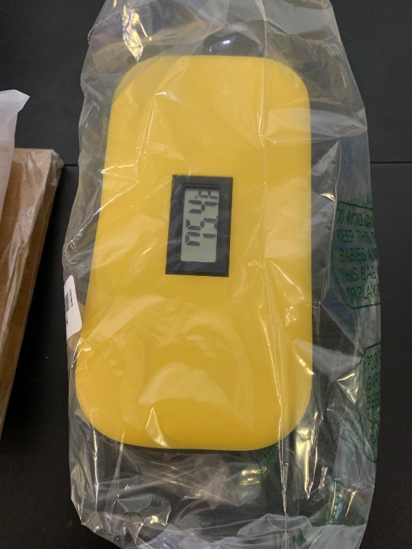 Photo 1 of Gosemai Insulin Cooler Travel Case TSA Approved Medication Diabetic Cooler for Travel with Temperature Display Refrigerated Medicine Organizer Bag with 2 Ice Pack (Yellow)