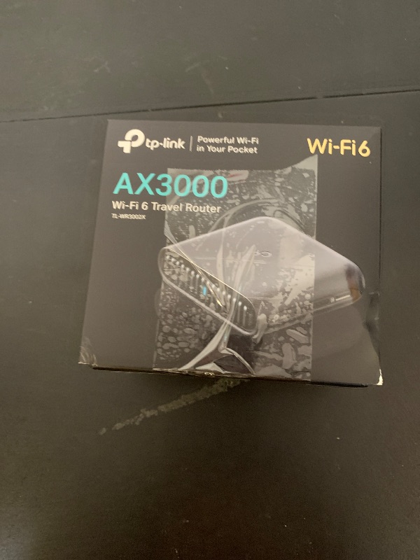 Photo 1 of TP-Link Dual-Band Wi-Fi 6 AX3000 Travel Router TL-WR3002X | Multi-Gig Portable | OpenVPN, WireGuard | Easy Public WiFi Sharing | Hotel/Cruise/Travel Approved | Phone WiFi Tether | USB 3.0 | Multi-Mode