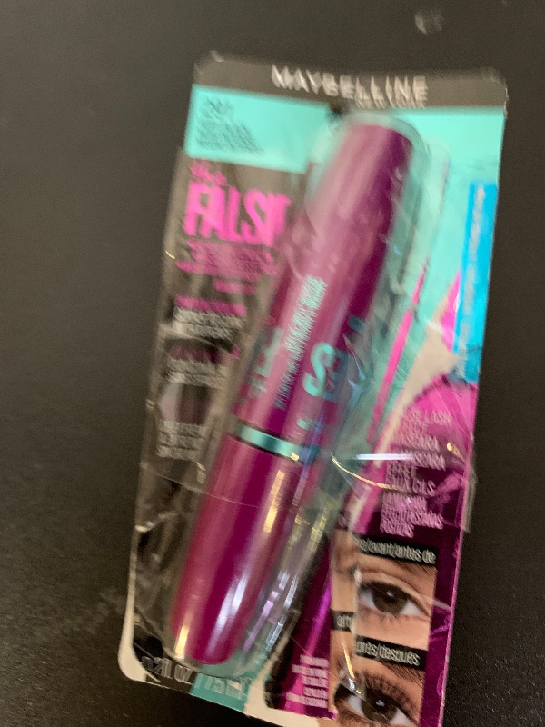 Photo 1 of Maybelline Volum' Express The Falsies Waterproof Mascara, Volumizing and Separating Make Up Formula, Very Black, 1 Count