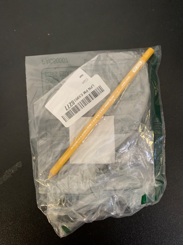 Photo 1 of Prismacolor Premier Soft Core Colored Pencil, Canary Yellow, 1-Count