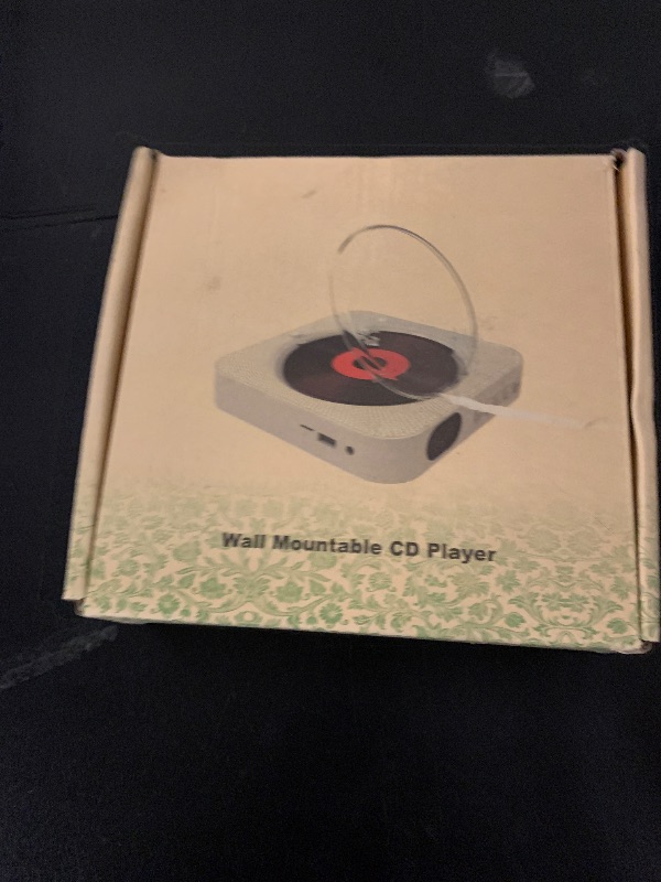 Photo 1 of MICOCIOUS Portable CD Player with Bluetooth Desktop CD Player for Home CD Music Players with Remote Control,Timer,Built-in Dual Speakers with LED Display Home Audio Boombox FM Radio (Green)