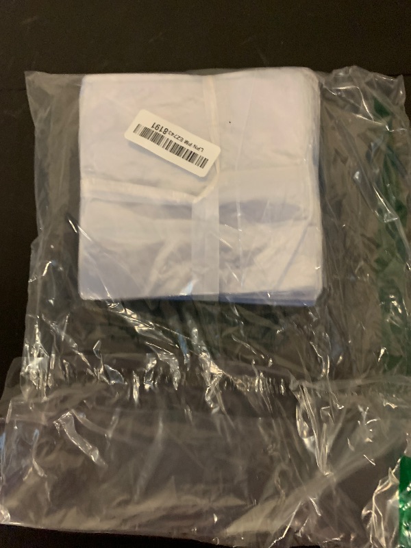 Photo 1 of Tosnail 500 Pack 6" x 6" PVC Shrink Wrap Bags, Clear Heat Shrink Wrap for Packaging Home Made Soap, Bath Bombs, Lip Balm Container, Candles and DIY Crafts