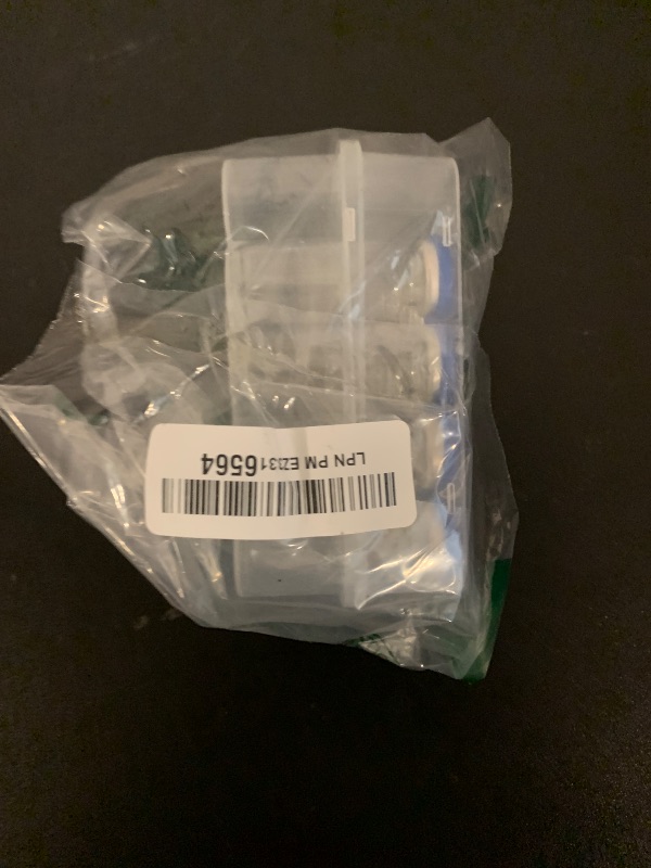 Photo 1 of Vitorinca 10 Pcs 10ml Clear Sample Glass Vials with Plastic-Aluminum Flip Caps and Silicone Stoppers, 10ml Sealed Glass Vials