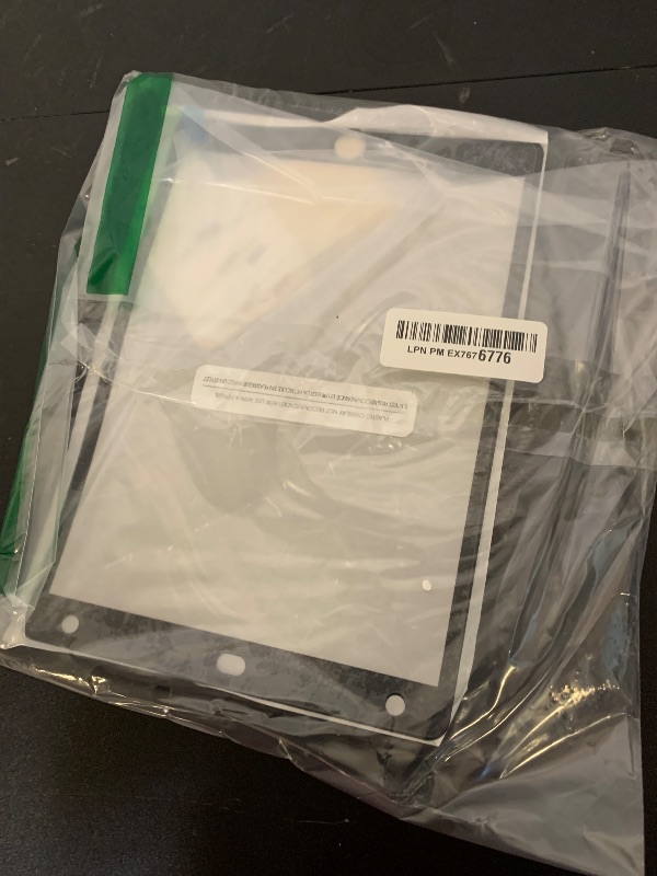 Photo 1 of OtterBox Unlimited Series Case with Kickstand & Hand Strap + Screen Protector for iPad 7th, 8th & 9th Gen (10.2" Display - 2019, 2020 & 2021 Version) - Non-Retail/Ships in Polybag - Clear/Black