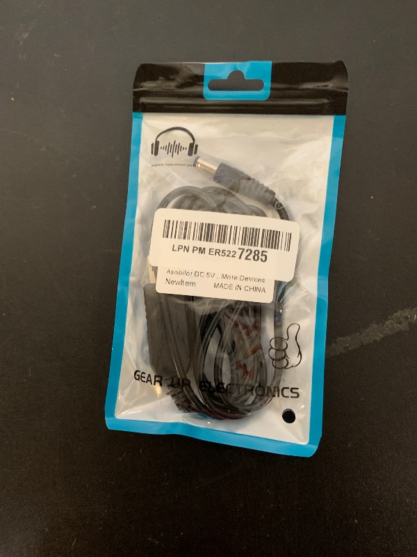 Photo 1 of Asobilor DC 5V to DC 9V USB Voltage Step Up Converter Cable, Power Supply Adapter Cable with DC Jack 5.5 x 2.1mm,Tip Negative(-) Design, for Fan, Led Light, Wireless Router, Speakers and More Devices