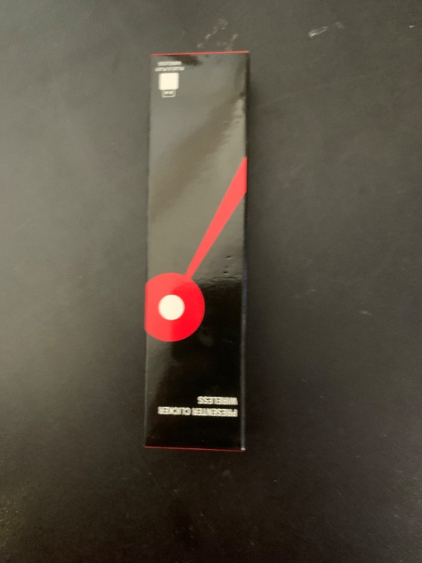 Photo 1 of Wireless Presenter, Hyperlink Volume Control Presentation Clicker RF 2.4GHz USB PowerPoint Clicker Presentation Remote Control Pointer Slide Advancer (Black)