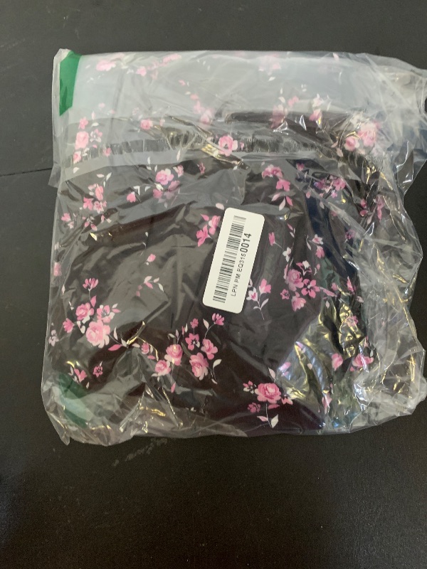 Photo 1 of Plus Size Sundress Summer Casual Balck Floral Pink Short Beach Boho Spaghetti Strap Sleeveless A Line Dress with Pockets
