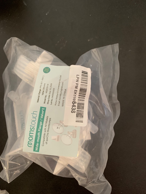 Photo 1 of Momstouch 14mm Flange and Duckbill Valve Compatible with S1 S2 9 Plus Breastpump Replacement to Spectra Pump Parts, Not Original, Replace Accessories.