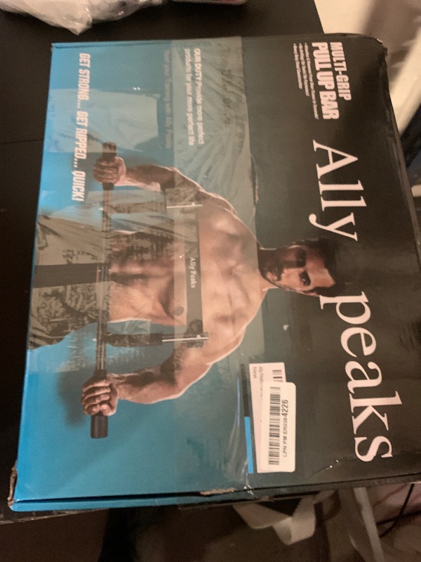 Photo 1 of Ally Peaks Pull Up Bar for Doorway | Thickened Steel Max Limit 440 lbs Upper Body Workout| Multi-Grip Strength| Indoor Chin-Up Bar Fitness Trainer for Home Gym Portable
