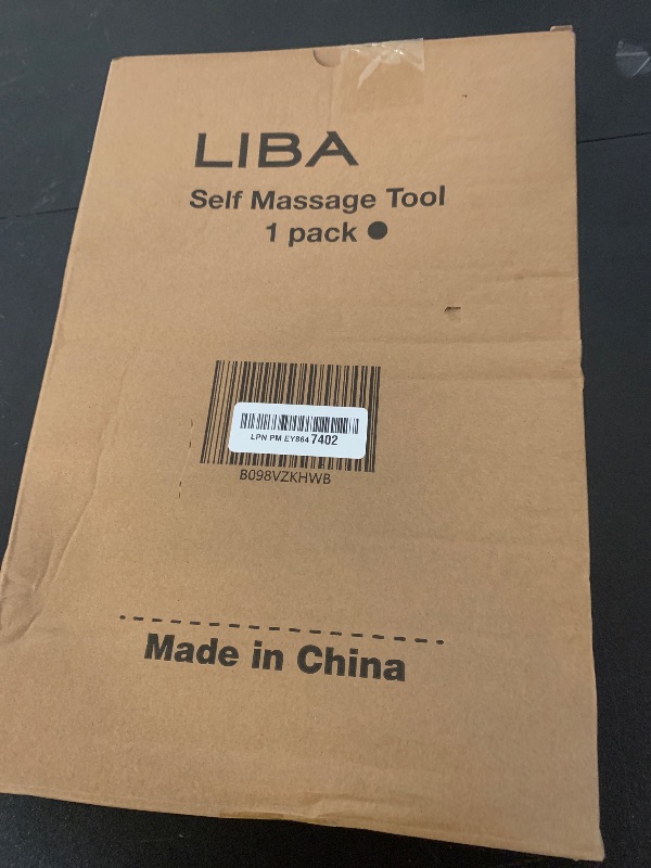 Photo 1 of LiBa Back and Neck Massager - Trigger Point Massage Tools for Pain Relief and Manual Massage Hook Therapy Handheld Back Neck Shoulder Massager Black - Gift for Women & Men