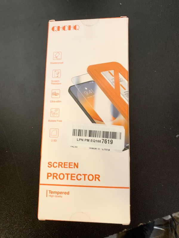 Photo 1 of [1-Second Auto-Install] QHOHQ 3 Pack Screen Protector for iPhone 17 Pro + 1 Set Camera Lens Protector, 9H+ Shatterproof Tempered Glass, [12FT Military Grade Protection], Anti-Fingerprint,Case Friendly