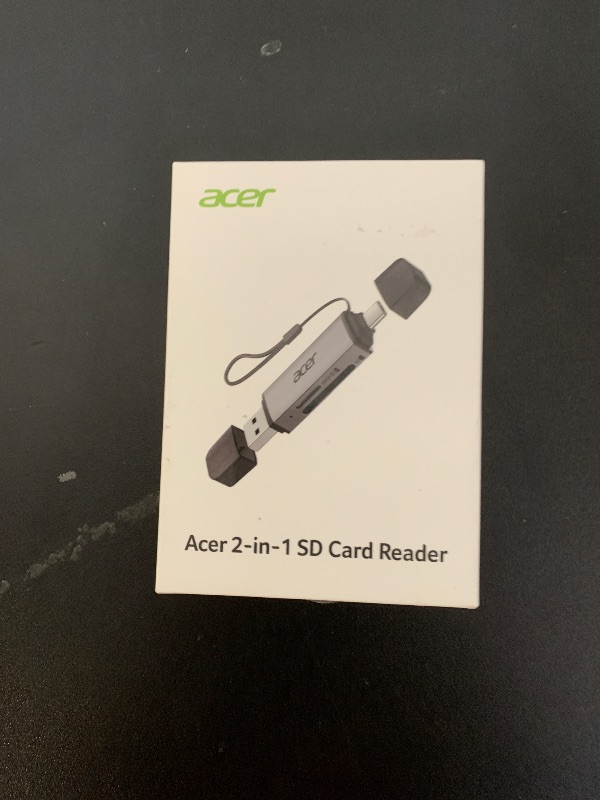 Photo 1 of acer SD Card Reader USB C, Dual Slots USB 3.0 Type C to Micro SD Card Adapter, Memory Card Reader for MicroSD, SDHC, SDXC, Compatible with Laptop, PC, iPhone16/15, MacBook Pro/Air, iPad Pro, Android
