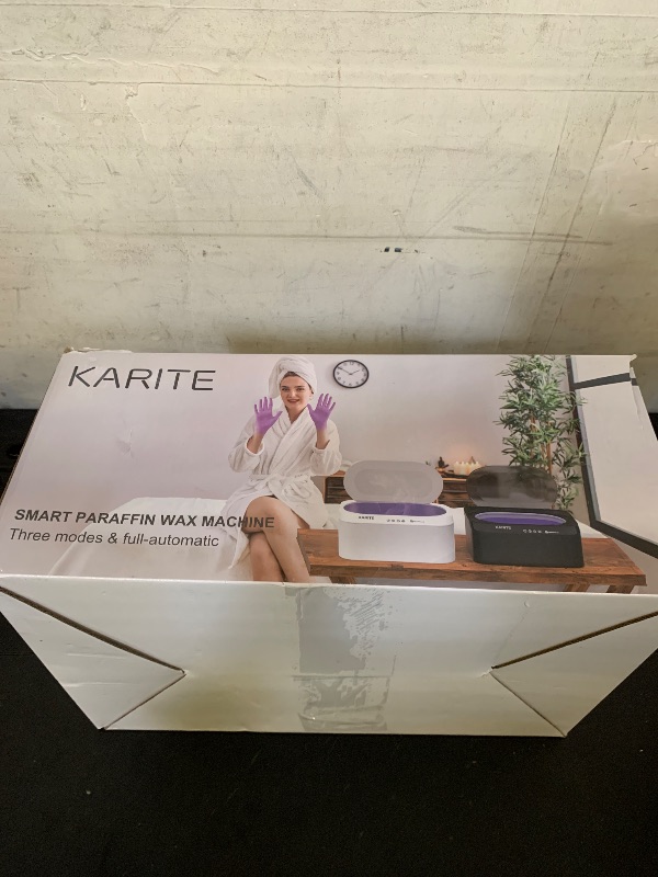 Photo 1 of KARITE Paraffin Wax Machine for Hands and Feet with Auto Open Lid, Paraffin Bath,20Min Fast Wax Meltdown, Precision Temperature Control, 4500ml Paraffin Warmer with 8Pack Refills