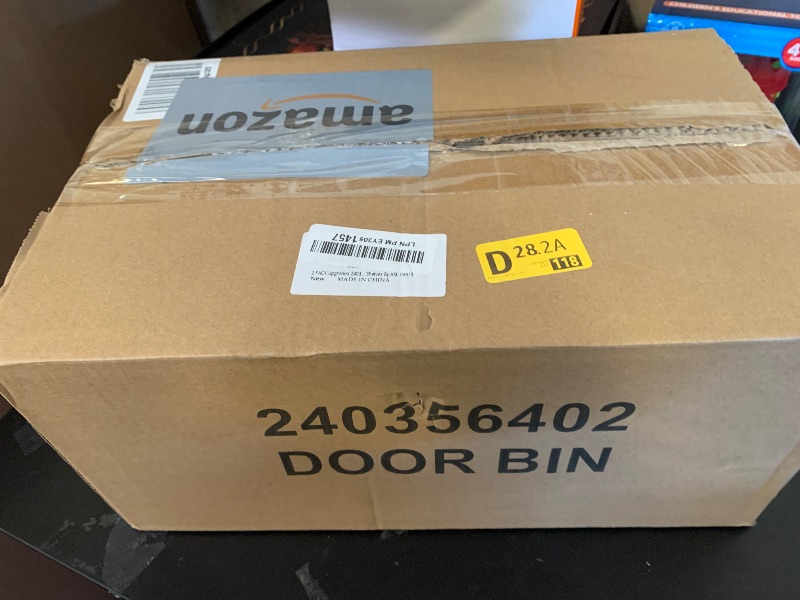 Photo 1 of 2 PACK Upgraded 240356402 Refrigerator Door Bin Replacement for Frigi.daire Refrigerator Door Shelf Parts LFSS2612TF0 LFSS2612TE0 FFSS2615TE0 Door Shelf Shelves By AMI PARTS (Length 15.38")