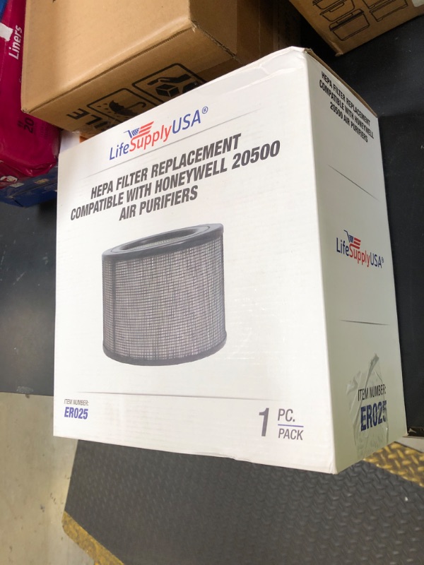 Photo 1 of HEPA Filter Compatible with Honeywell 20500 Air Cleaner 10500 (EV-10) 17000 17005 17006 17007 17008 17009 83170 by LifeSupplyUSA