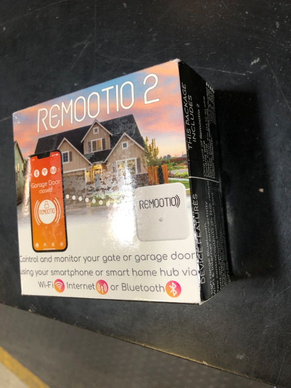 Photo 1 of Remootio 2 WiFi and Bluetooth Smart Garage Door opener with iOS and Android App, Apple Home (HomeKit), Amazon Alexa, Google Home, SmartThings, Siri Shortcuts compatible. With sensor and power adapter.