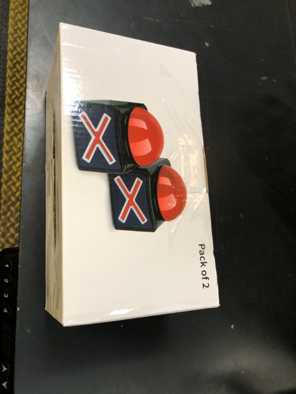 Photo 1 of Game Answer Buzzer 2 Pcs, Game Buzzer Alarm Sound Play Button with Light Trivia Quiz Got Talent Buzzer Toys for Kids Adult