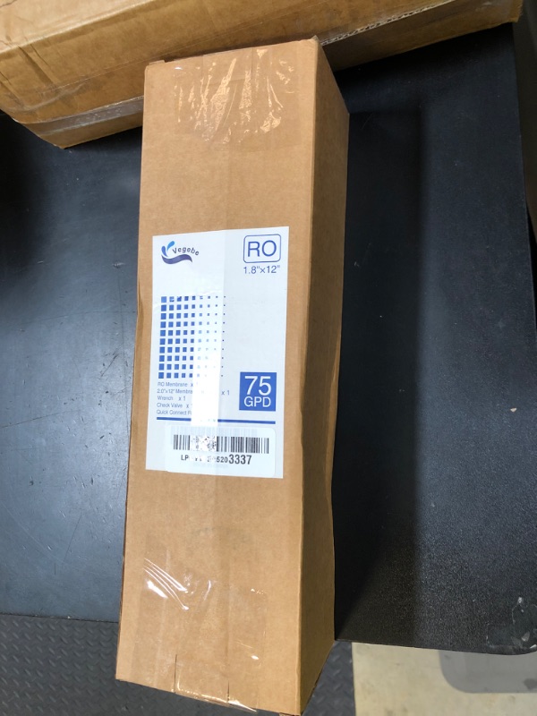 Photo 1 of 75 GPD RO Membrane Filter Replacement with Reverse Osmosis Membrane Housing, Wrench, 1/4" Quick-Connect Fitting, Check Valve, Fit Under Sink RO Home Drinking Water Filter Filtration Purifier System